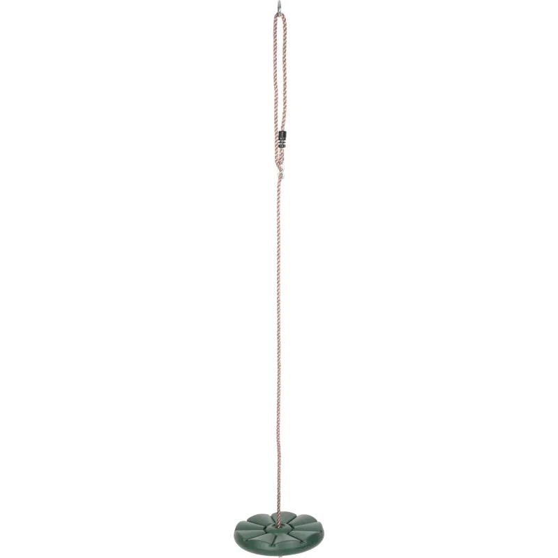 Detská zelená plastová hojdačka LEQ, 28 cm, max. 100 kg