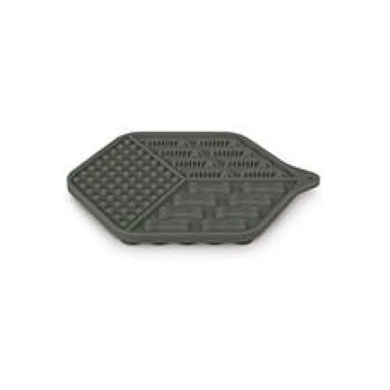 Lízací podložka pro kočky SILICONE šedá M Zolux 18,5 cm x 15,5 cm x 1,2 cm šedá