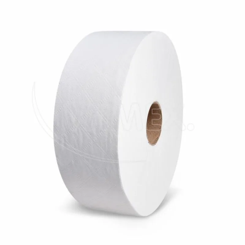NEPOSÍLÁME - Toaletní papír JUMBO 2-vrstvý tissue Ø 25 cm, návin 240 m, bílý [6 ks] (60325) Pouze vlastní odvoz nebo rozvoz Náchod a okolí do 12-ti km