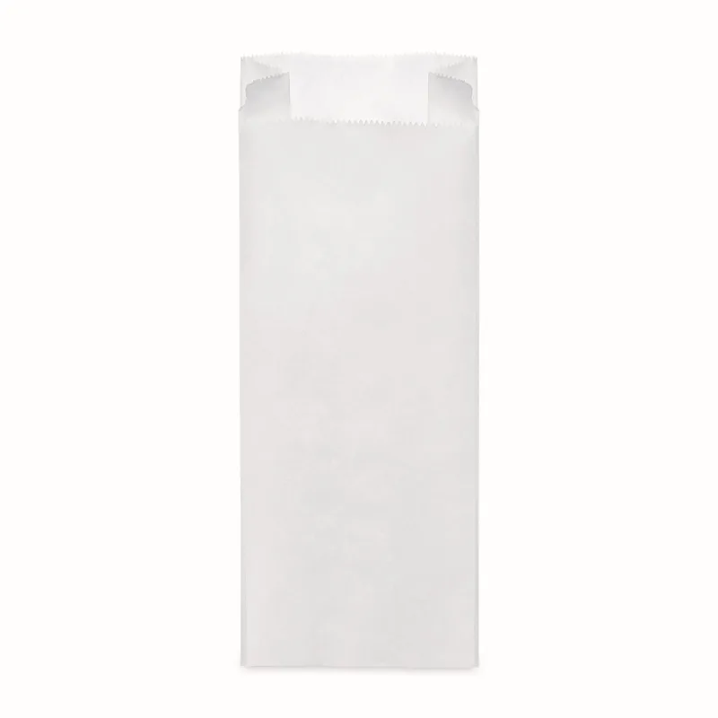 Svačinové papírové sáčky bílé 2 kg (14+7 x 32 cm) [100 ks] (65620)