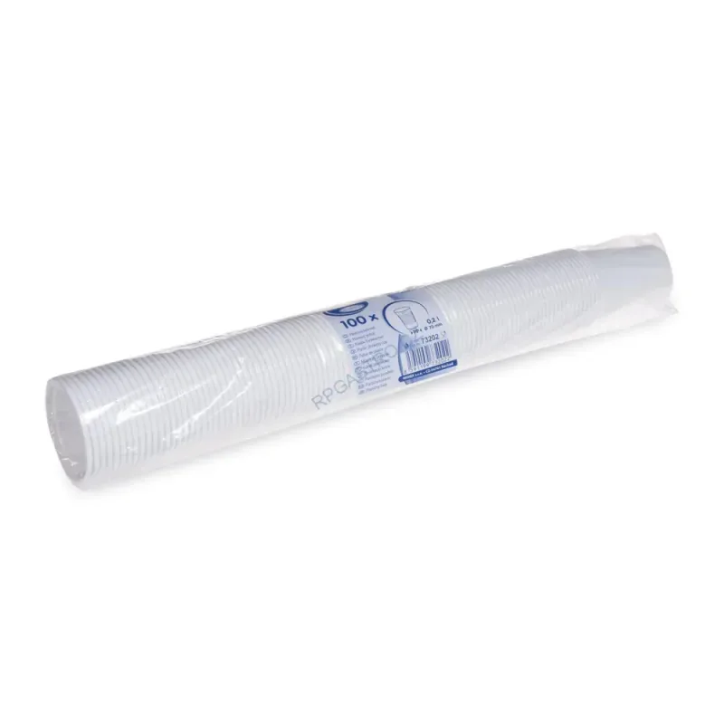 Kelímek bílý 0,2 l -PP- (Ø 70 mm) [100 ks] (73202 - P7B)