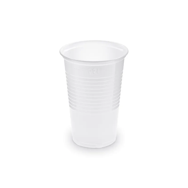 Kelímek bílý 0,2 l -PP- (Ø 70 mm) [100 ks] (73202 - P7B)