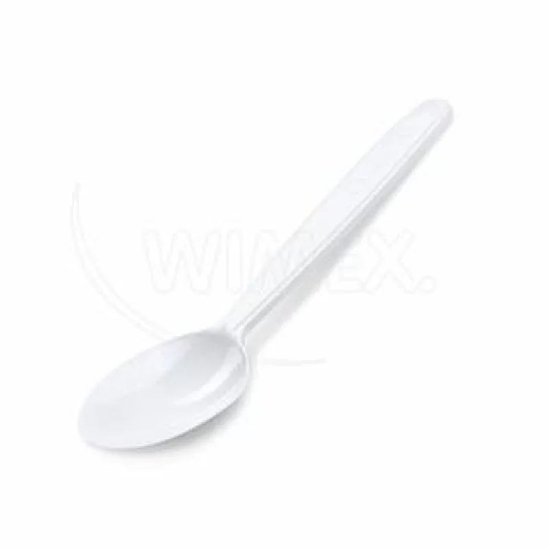 Lžíce (PP) znovu použitelné bílé, 18,5 cm [50 ks] (22006-10C)