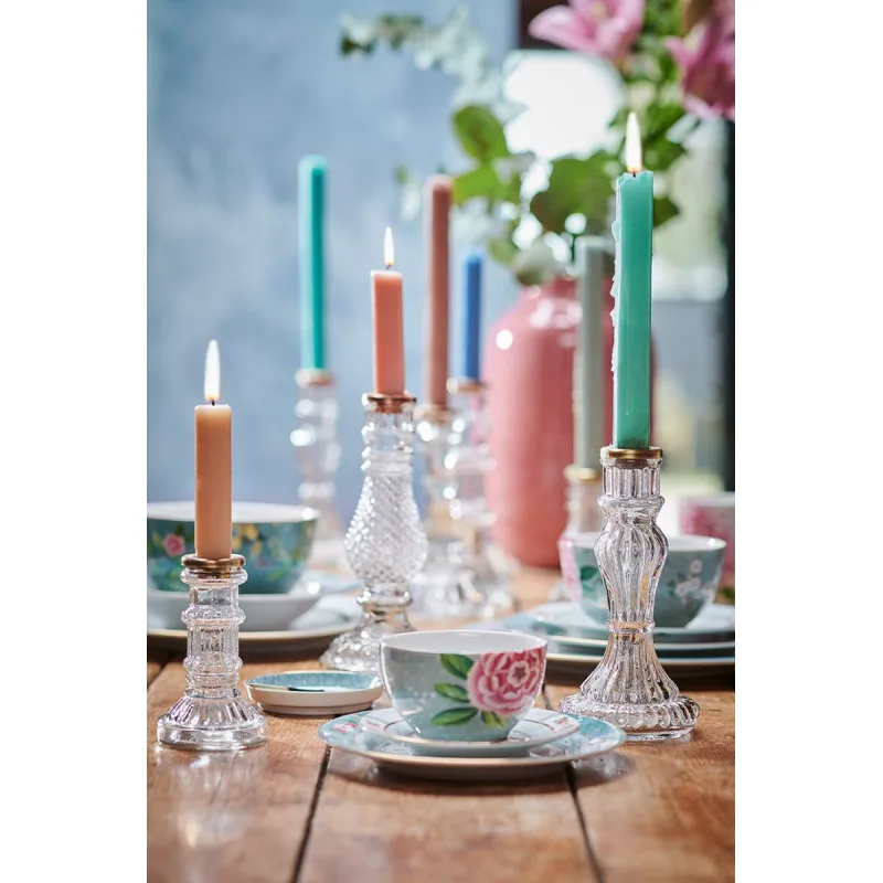 Pip Studio Blushing Birds blue odkládací tácek na čajové sáčky, modrý