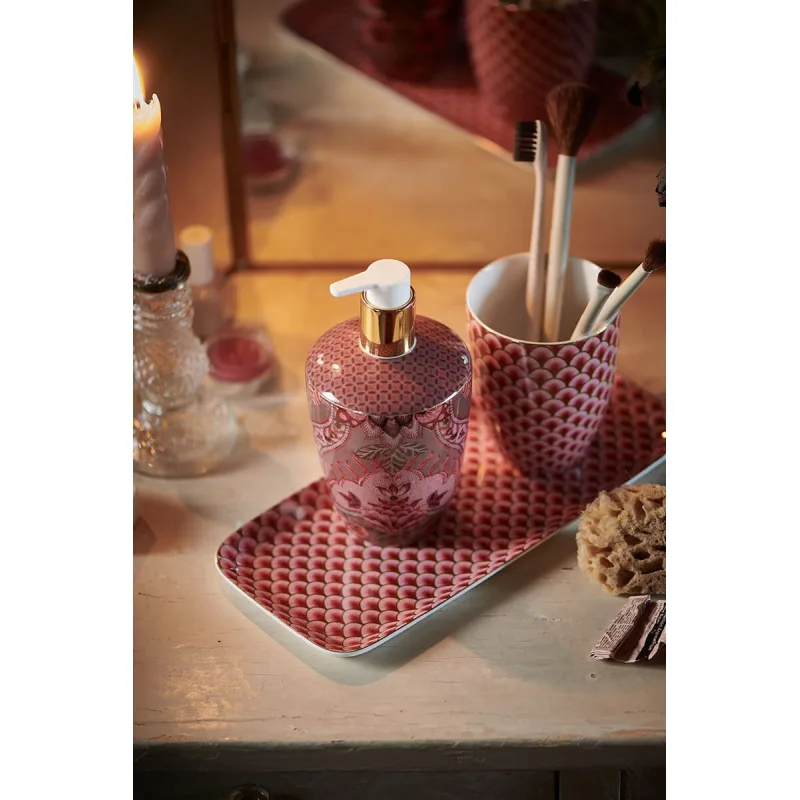 Pip Studio Kyoto Festival třídílná koupelnová sada, růžová