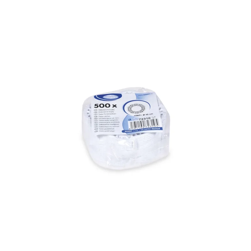 Dekorativní krajky kulaté Ø 10 cm [500 ks] (72310)