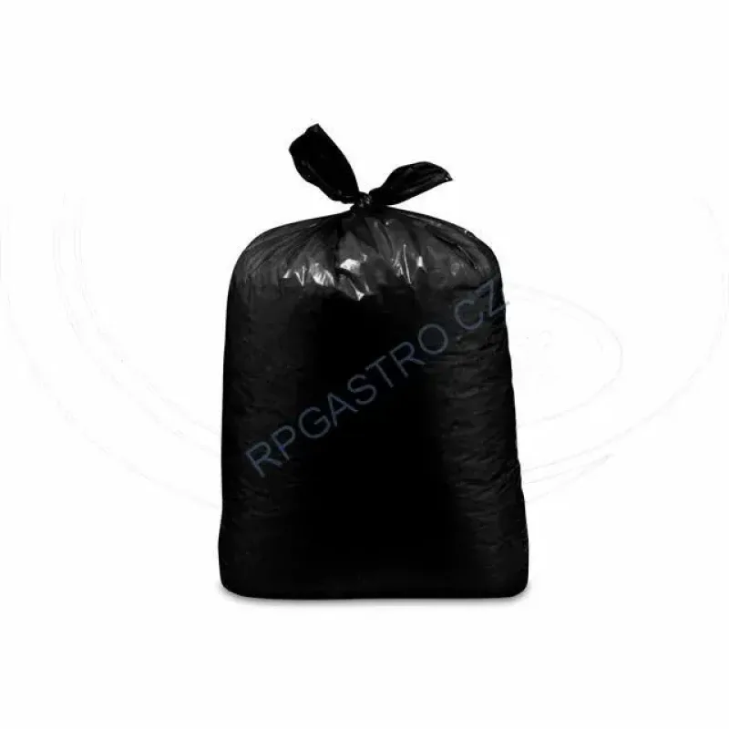 Pytle na odpadky 120 l černé 70 x 110 cm (Typ 100) [15 ks] (69799 - 7B, P1)