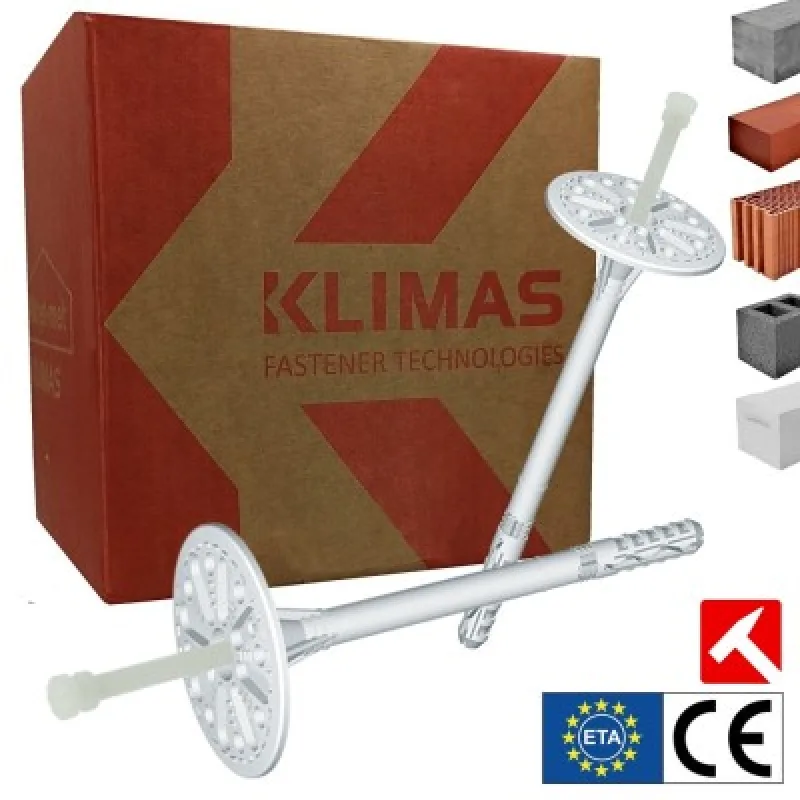 Klimas Fasádne hmoždinky LTX 10X140mm - 200ks