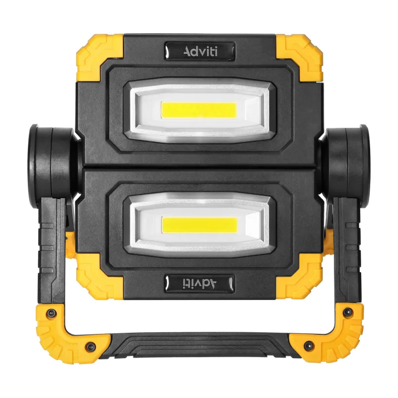 ADVITI AKU Led reflektor GEMINIX 2x10W, 1200lm, IP44, 4000K, 5000mAh funkcia powerbanky USB-C