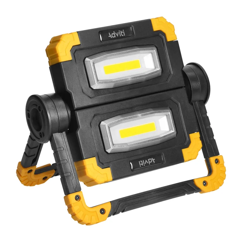 ADVITI AKU Led reflektor GEMINIX 2x10W, 1200lm, IP44, 4000K, 5000mAh funkcia powerbanky USB-C