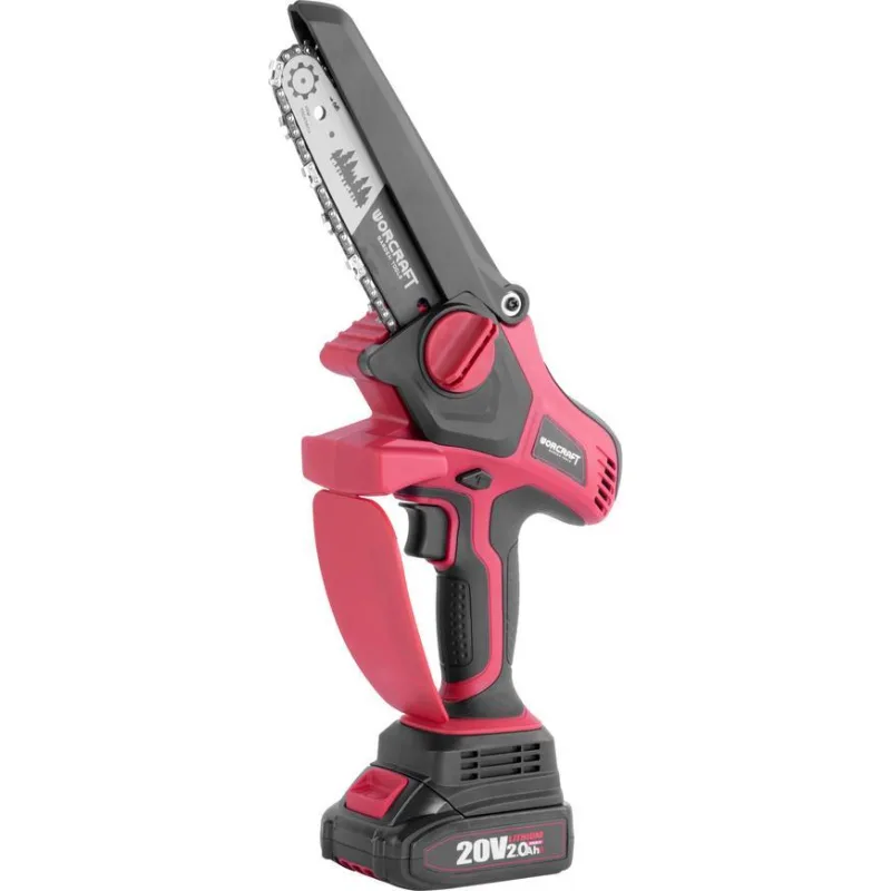 Píla Worcraft CHS-S20LiBPM ShareSYS, 20V Li-Ion, ručná, mini reťazová, bezuhlíková, lišta 15 cm, SET v kufri