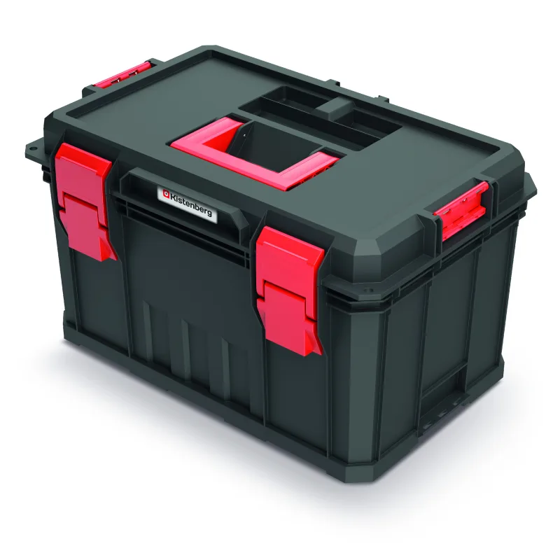 Kistenberg Kufor na náradie s 2 prepážkami, organizérmi MODULAR SOLUTION 530x355x310 KMS553530R2-S411
