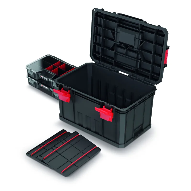 Kistenberg Kufor na náradie s 2 prepážkami, organizérmi MODULAR SOLUTION 530x355x310 KMS553530R2-S411