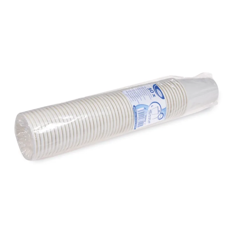 Papírový kelímek bílý 420 ml, L (Ø 90 mm) [50 ks] (76242 - P10A)