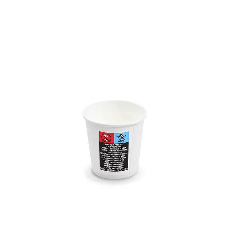 Papírový kelímek bílý 420 ml, L (Ø 90 mm) [50 ks] (76242 - P10A)
