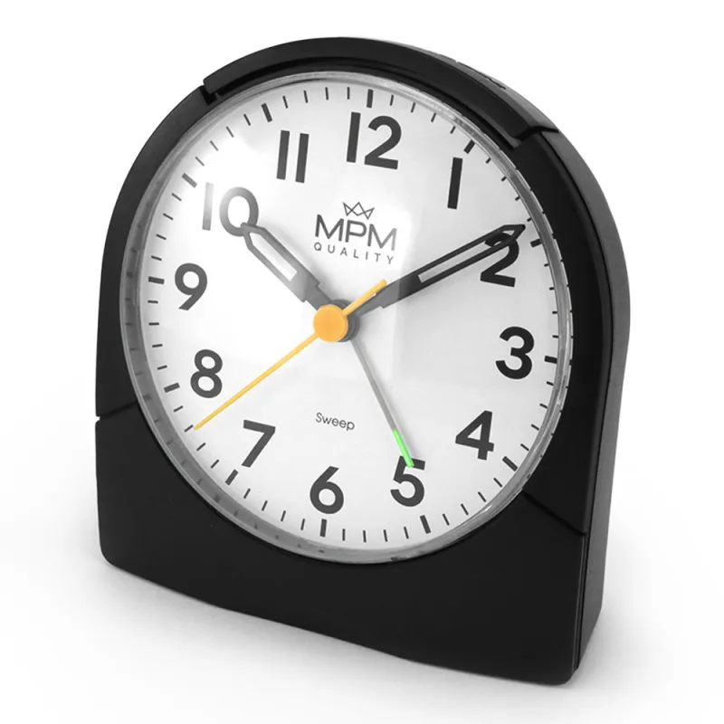 MPM Černý netikající sweep budík MPM C01.4054.90