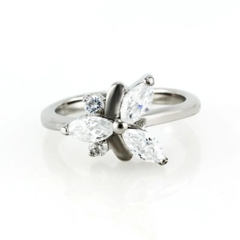 MPM Prsten z chirurgické oceli Ring 7812, Silver, size 52
