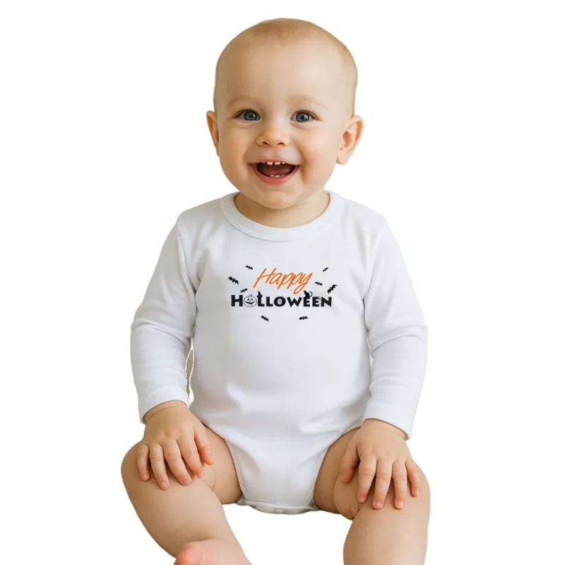 Body s potlačou New Baby Happy Halloween