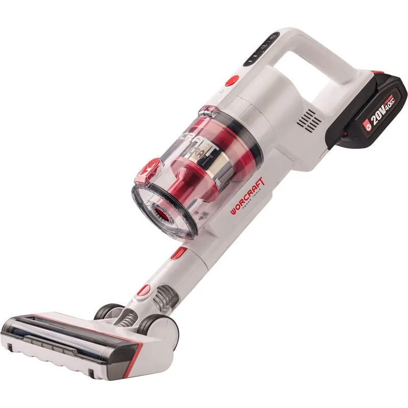 Vysávač Worcraft CPVC-S20LiBM ShareSYS, 20V Li-Ion, do auta, na podlahy, akumulátor 1x 4.0 Ah + nabíjačka