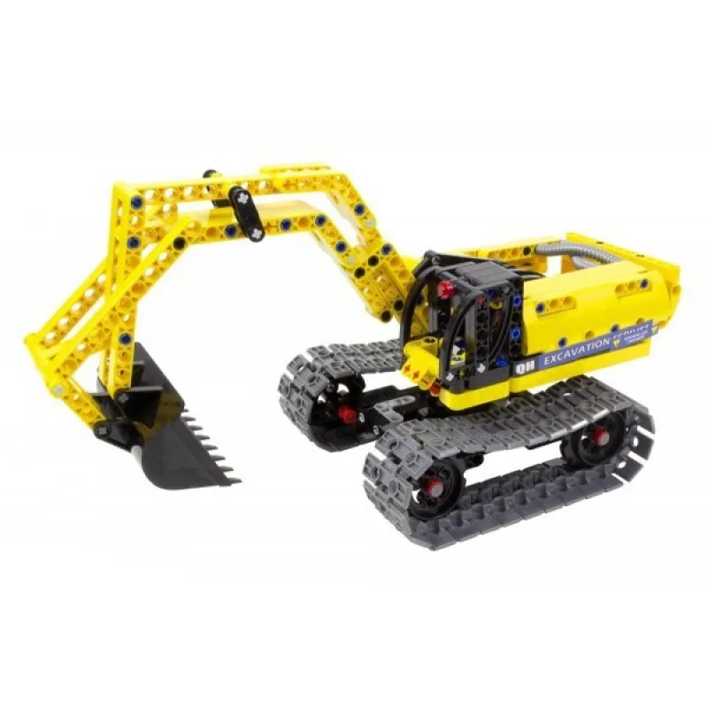 Stavebnice bagr a robot