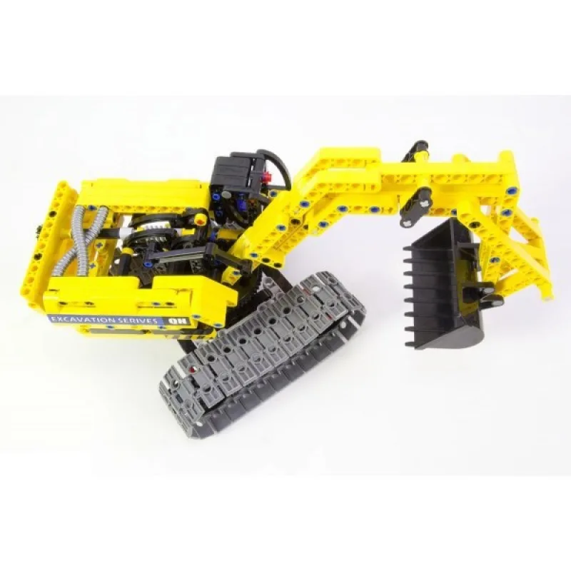 Stavebnice bagr a robot