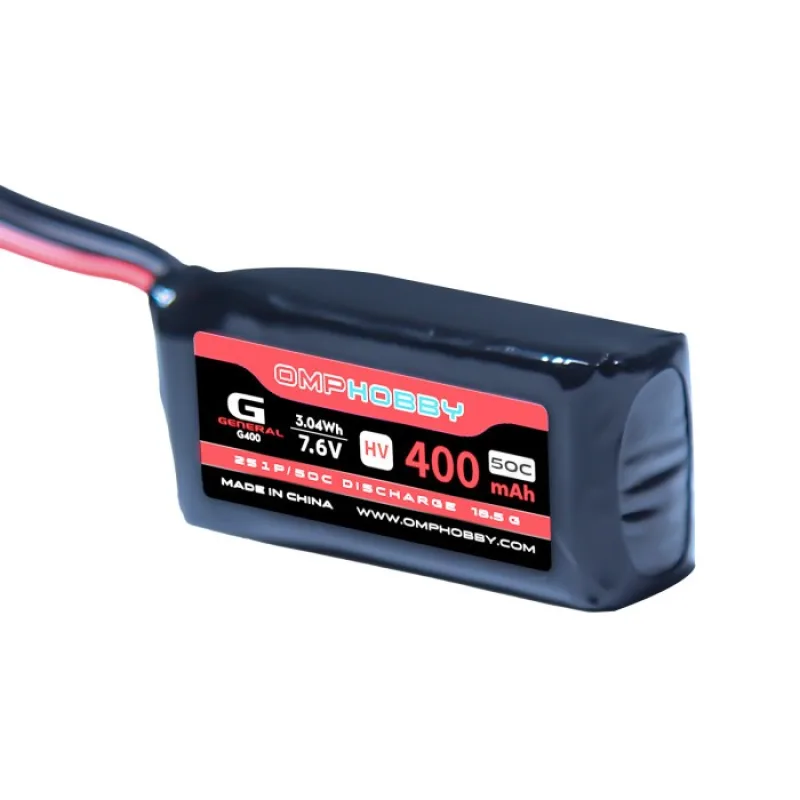 OMP M1/M1 EVO lithiová baterie 2S 400mAh 50C