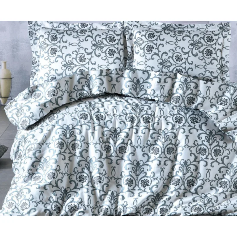 Brotex Francúzske obliečky Satén 200x200, 70x90cm Derin Grey