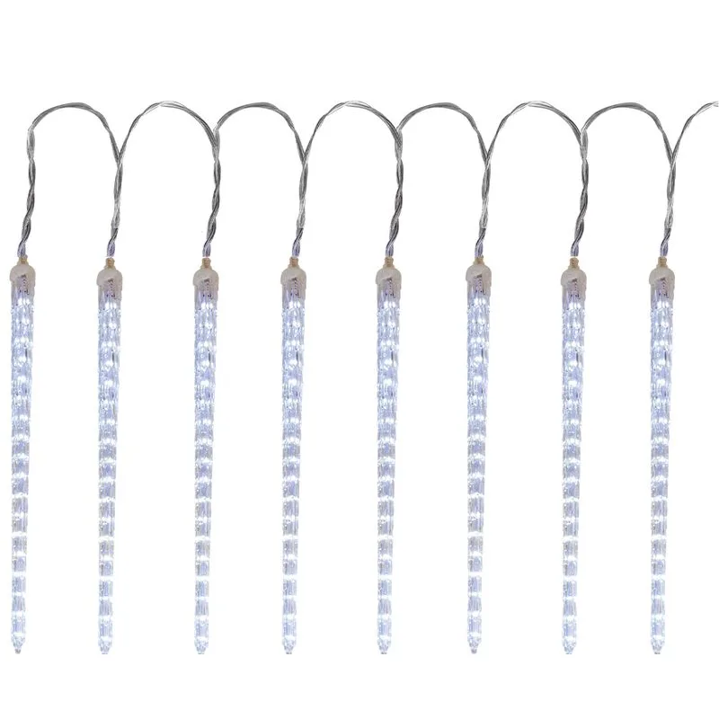 Vianočné osvetlenie Icicle, 352 LED, studená biela, vodopádový efekt