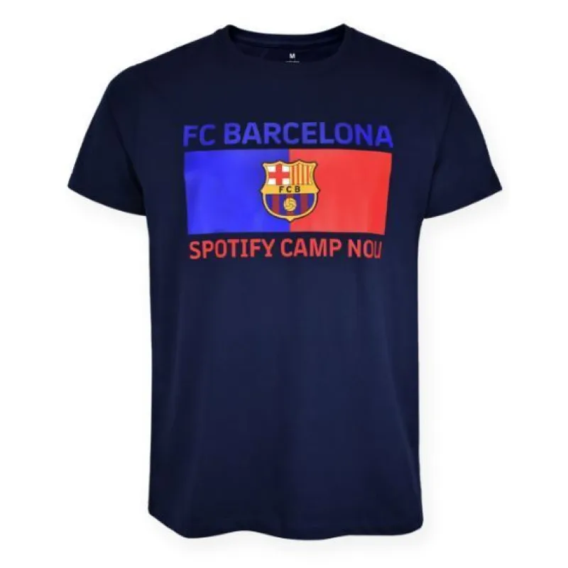 FC Barcelona tričko tmavomodré pánske - SKLADOM