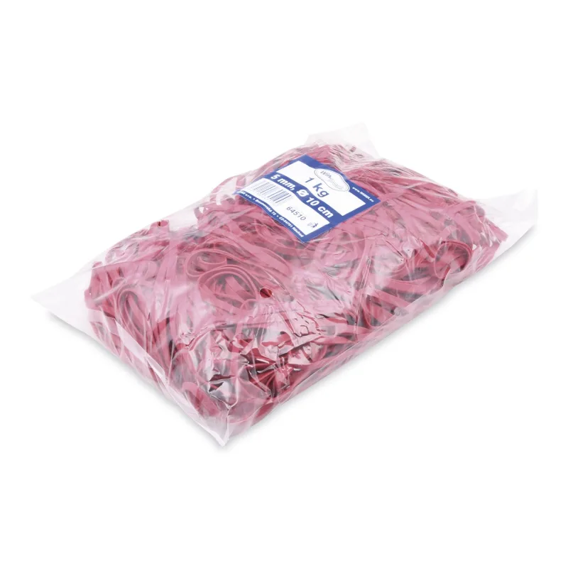 Gumičky červené silné (5 mm, Ø 10 cm) [1 kg] (64510)