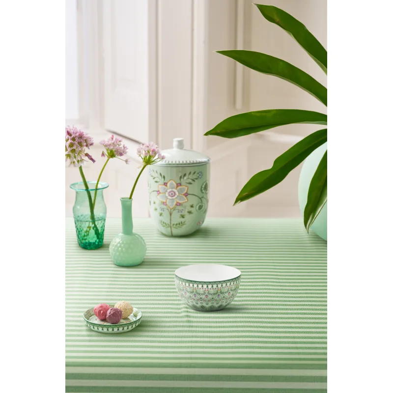 Pip Studio porcelánová miska Lily Lotus Ø12cm, zelená