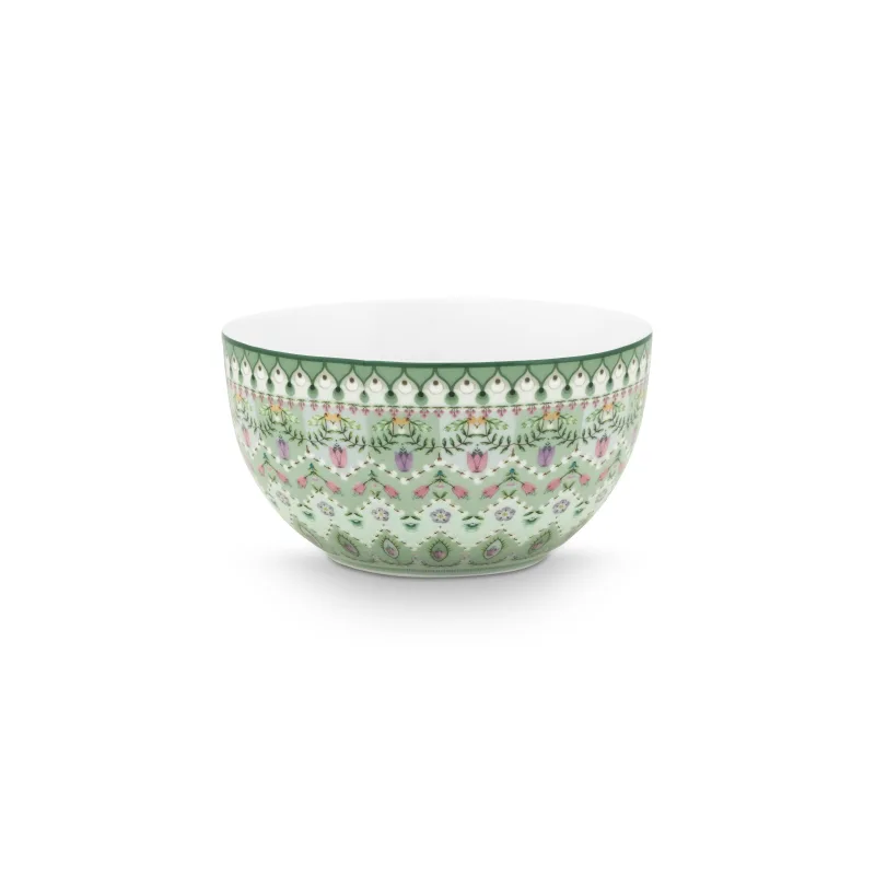 Pip Studio porcelánová miska Lily Lotus Ø12cm, zelená