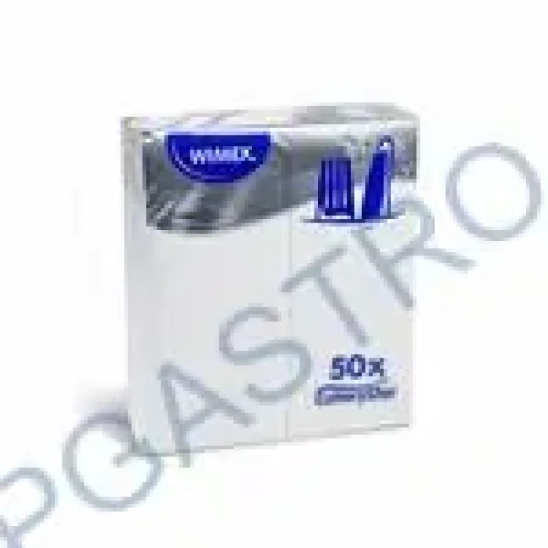 Ubrousky CutleryStar 2vrstvé bílé 38 x 32 cm [50 ks] (kapsy na příbor) (87100)