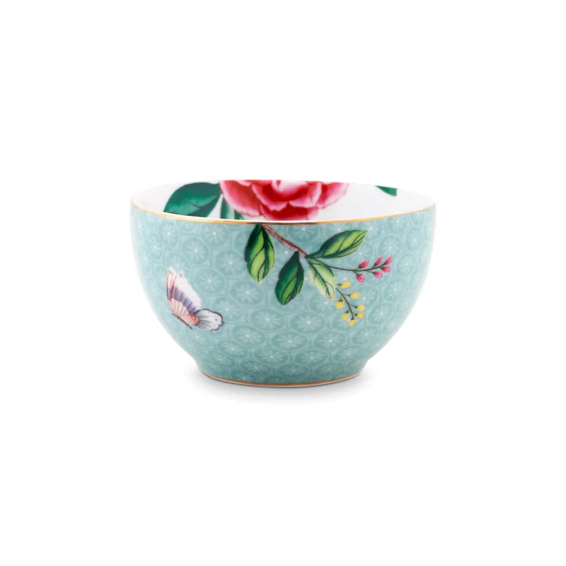 Pip Studio Blushing Birds miska Ø9,5cm, modrá