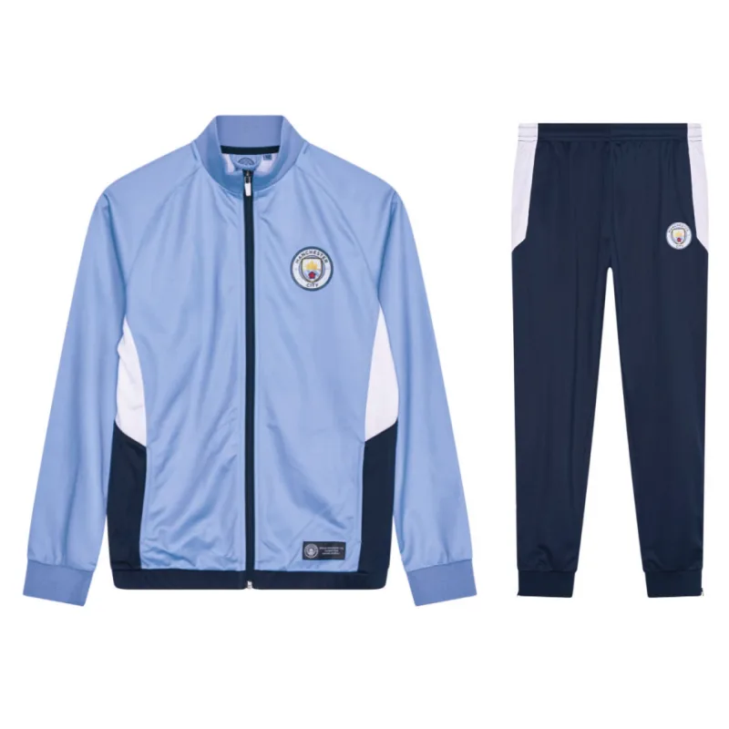 Manchester City súprava modrá detská (bunda + nohavice)