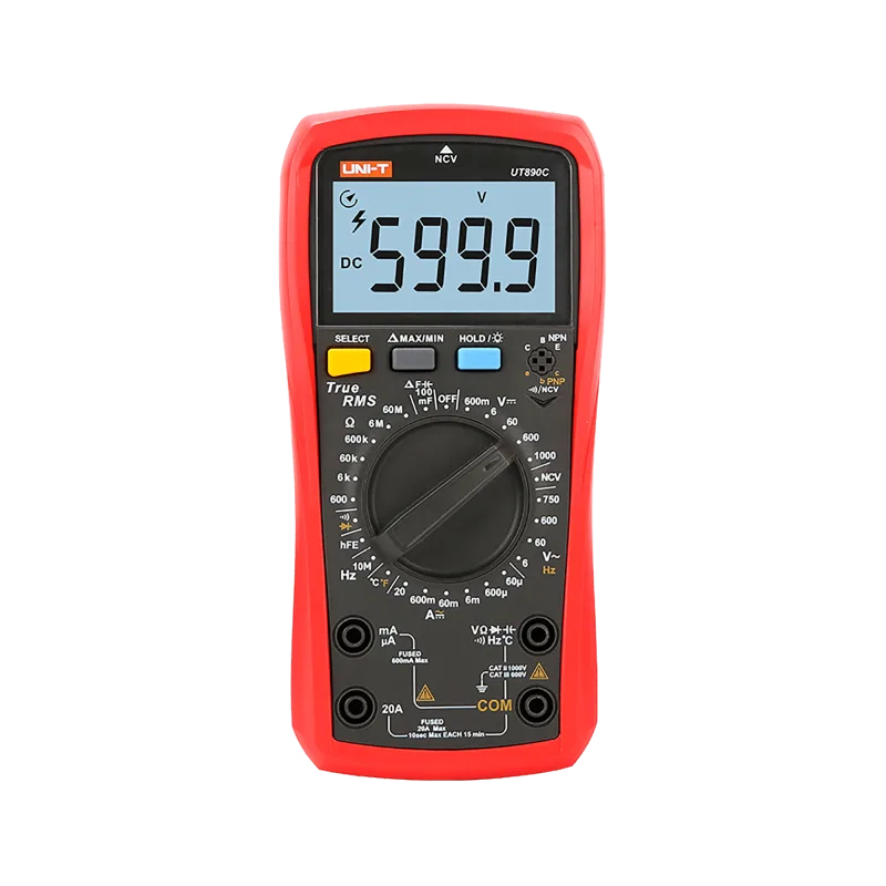 Univerzálny multimeter Uni-T UT890C NCV True RMS meranie tranzistorov hFE MIE0398