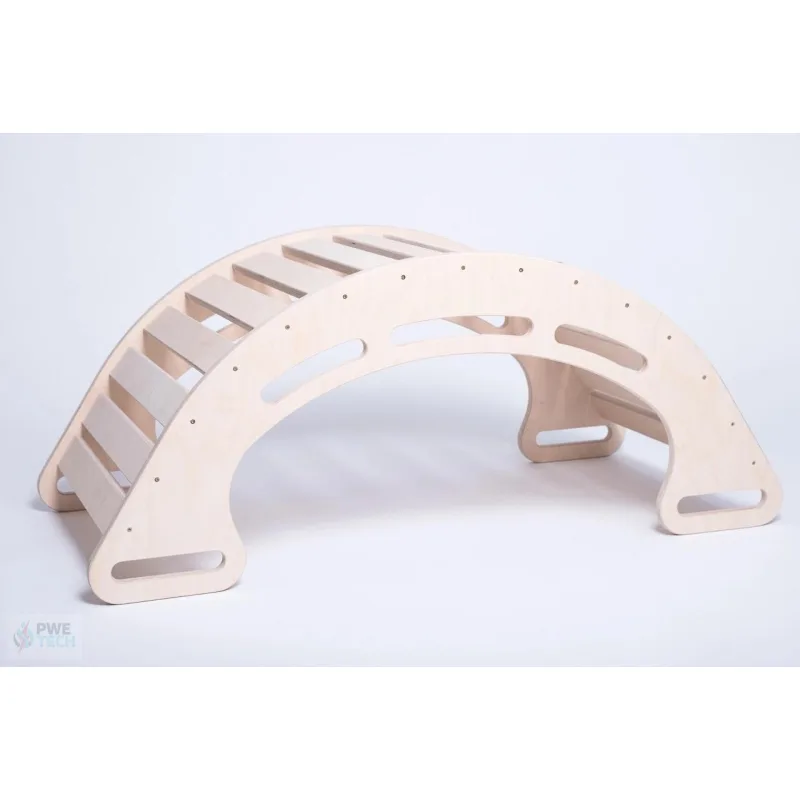 DAPAL Montessori Drevená hojdačka – XL 110 x 500 x 46 cm prírodná