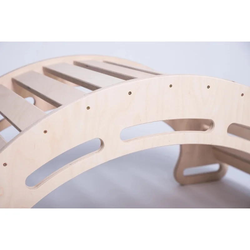 DAPAL Montessori Drevená hojdačka – XL 110 x 500 x 46 cm prírodná