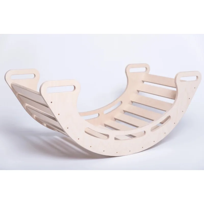 DAPAL Montessori Drevená hojdačka – XL 110 x 500 x 46 cm prírodná