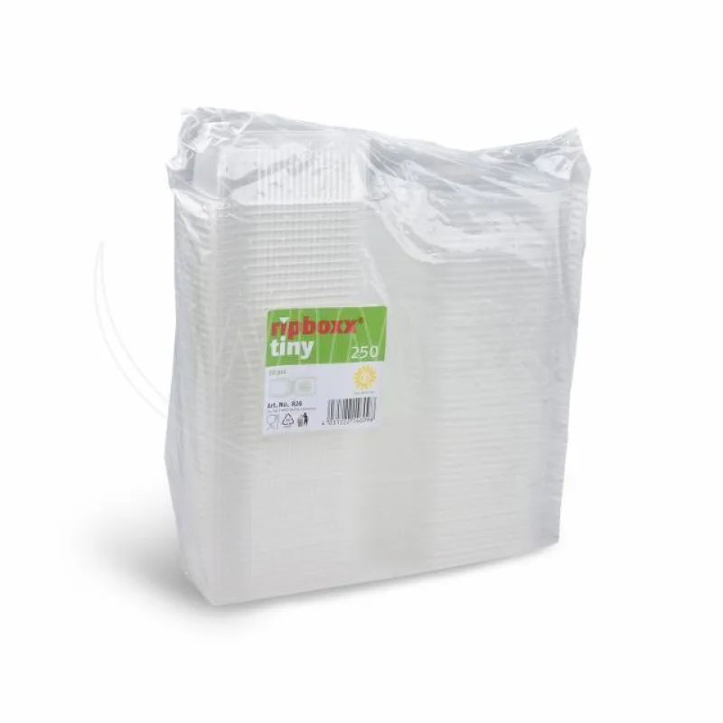 Miska oválná průhledná "Ripboxx Tiny" s víčkem 250 ml (PP) [50 ks] (PP826)