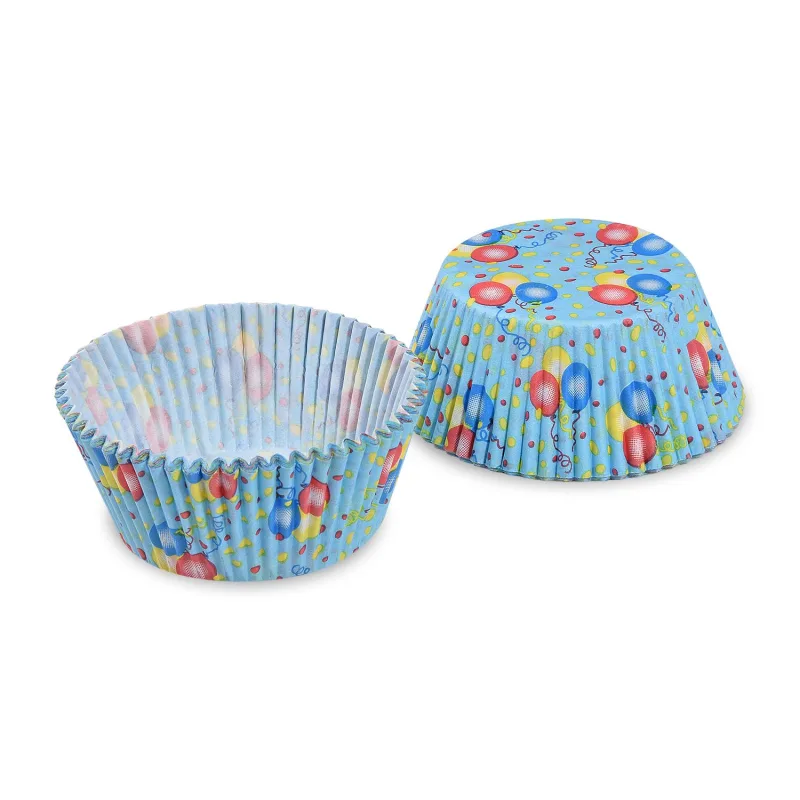 Cukrářské košíčky na muffiny "Balónky" Ø 50 x 30 mm [40 ks] (65596 - 4A)
