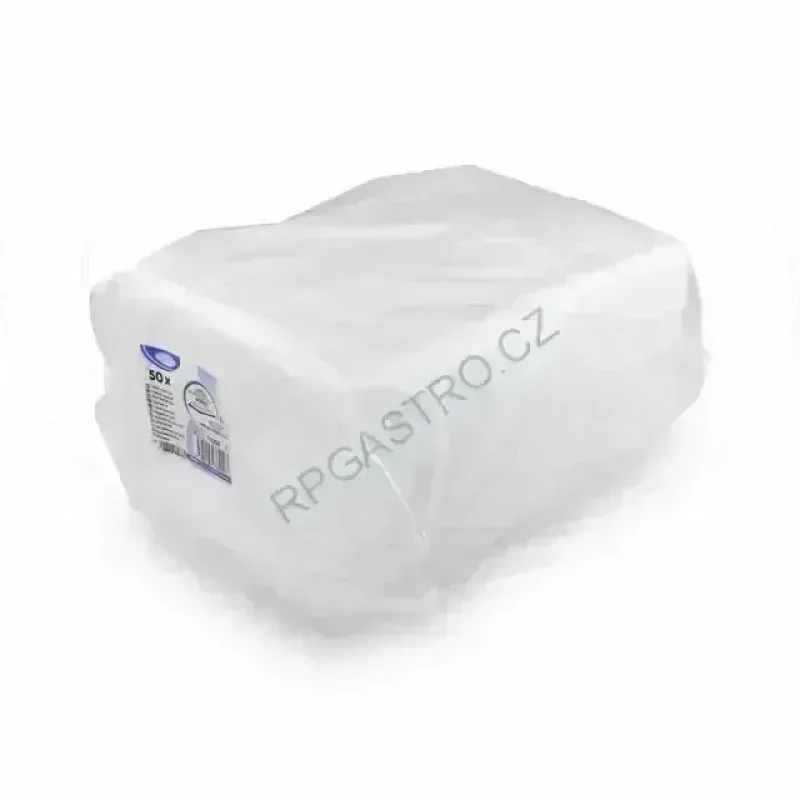 Víčko vypouklé průhledné pro menu mísu L 25 x 18,5 x 2 cm (PP) [50 ks] (78200)