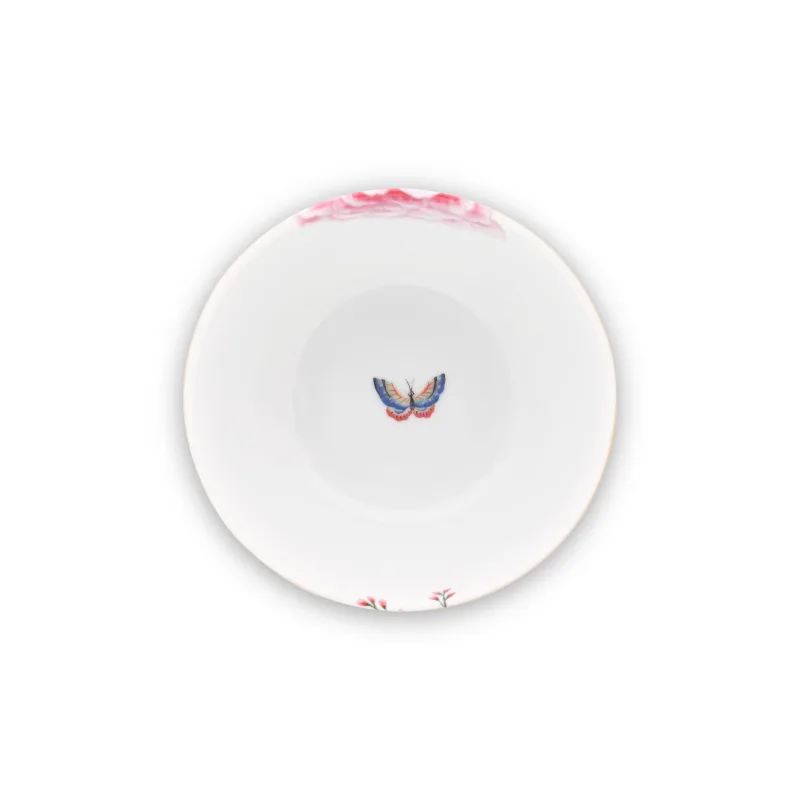Pip Studio Blushing Birds blue miska Ø12cm, modrá