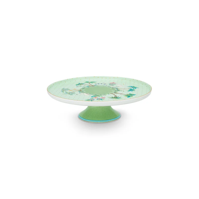 Pip Studio Jolie Green malý dortový podnos ∅21cm,zelený