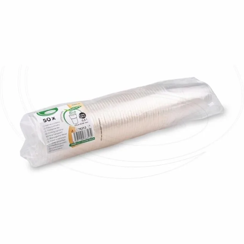 Kelímek průhledný 0,3 l (PLA) -BIO- (Ø 84 mm) [50 ks] (76313)