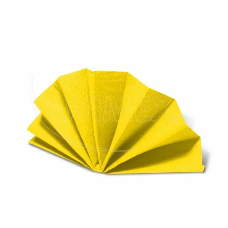 Ubrousky DekoStar žluté 38 x 38 cm [50 ks] (87005)