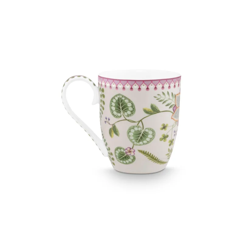 Pip Studio Lily & Lotus sada 2 hrnků 440ml, lila
