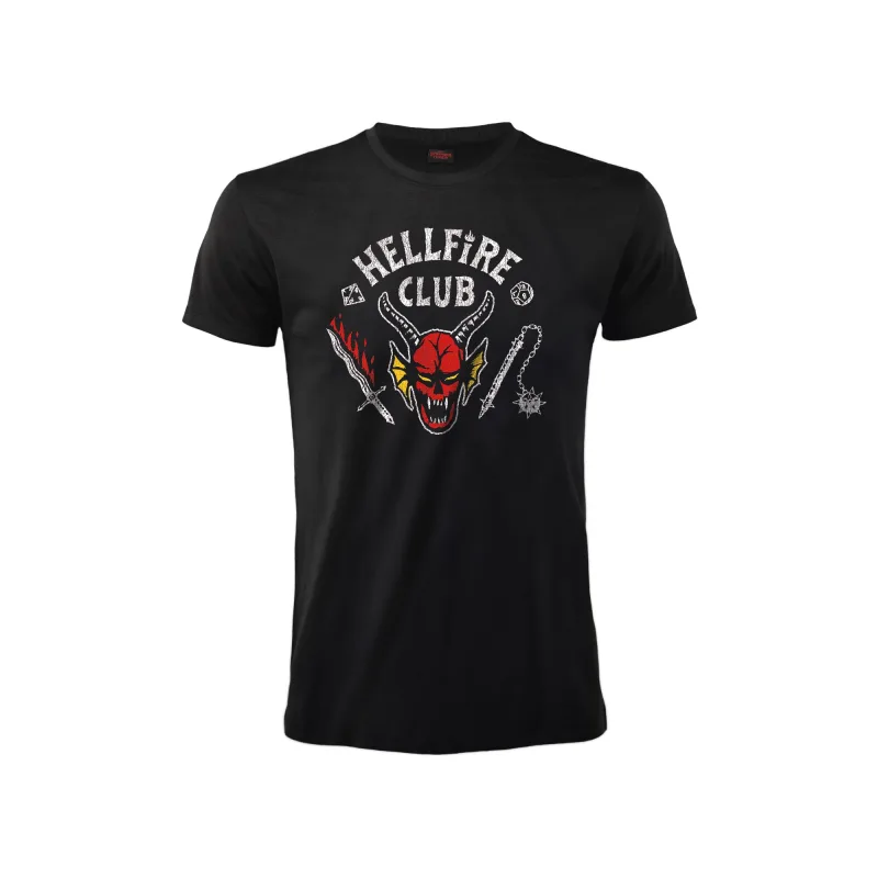 Stranger Things - Hellfire Club tričko čierne pánske - SKLADOM