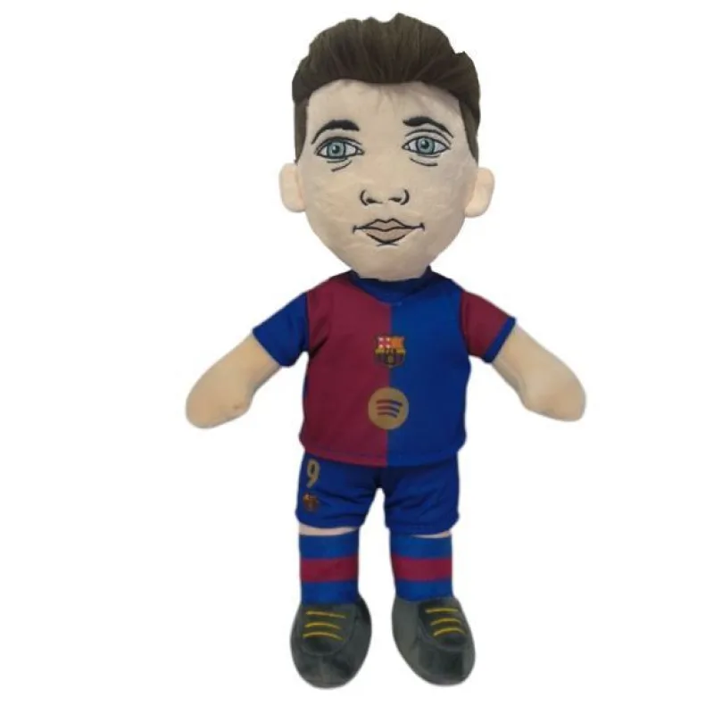FC Barcelona Robert Lewandowski plyšová figúrka 40 cm - SKLADOM