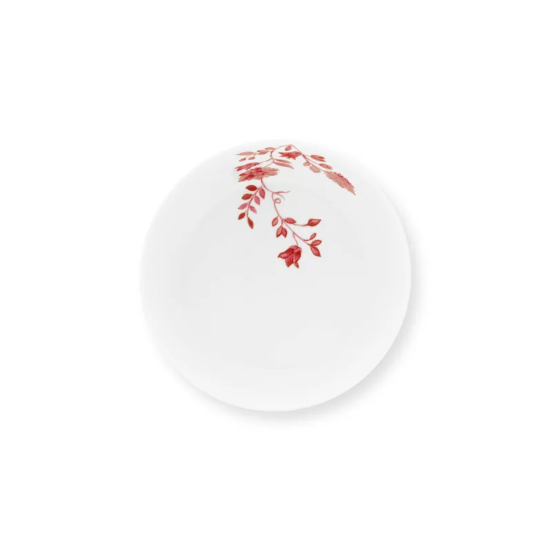 Pip Studio Royal stripes miska Ø12cm, bílo-tmavě růžová